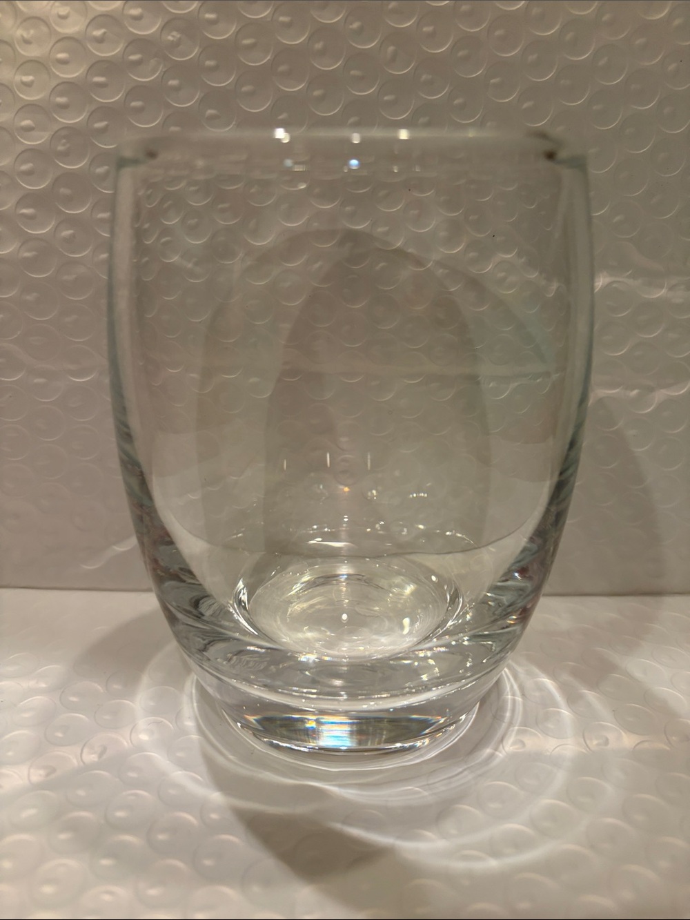 William Yeoward hand blown crystal tumbler wine old fashioned heavy clear EUC